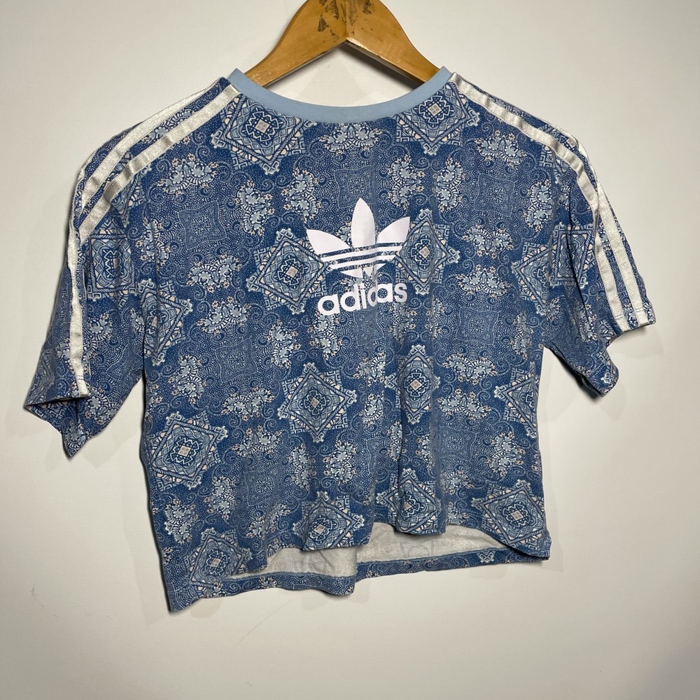 Adidas Patterned Crop Top